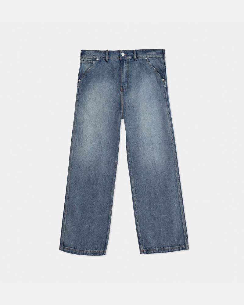 Basics Sandblast Straight Jeans Medium Blue