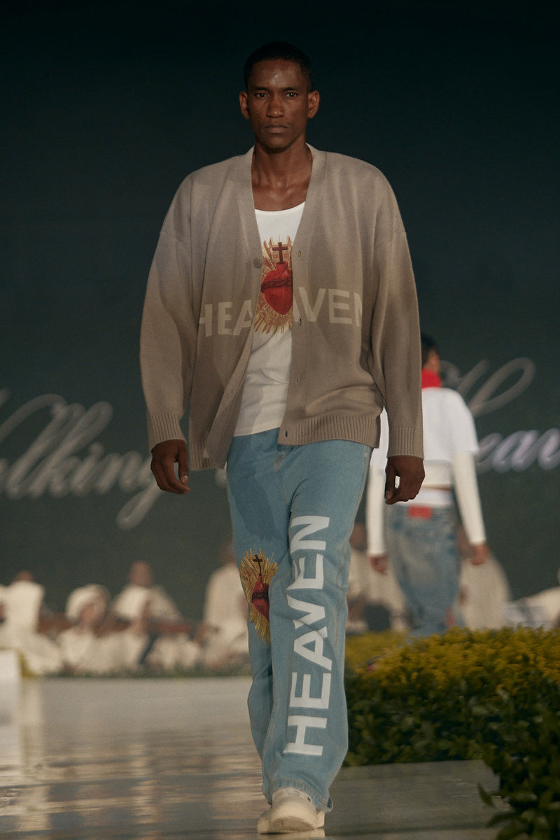 Walking Into Heaven Sacred Straight Jeans