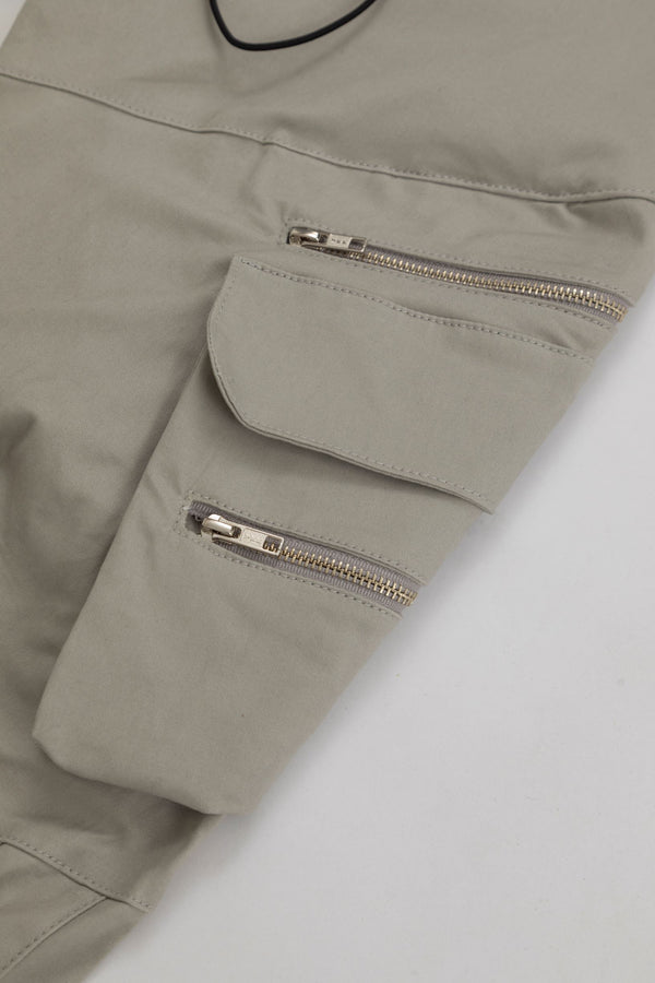 Basics Wide Cargo Pant Gray