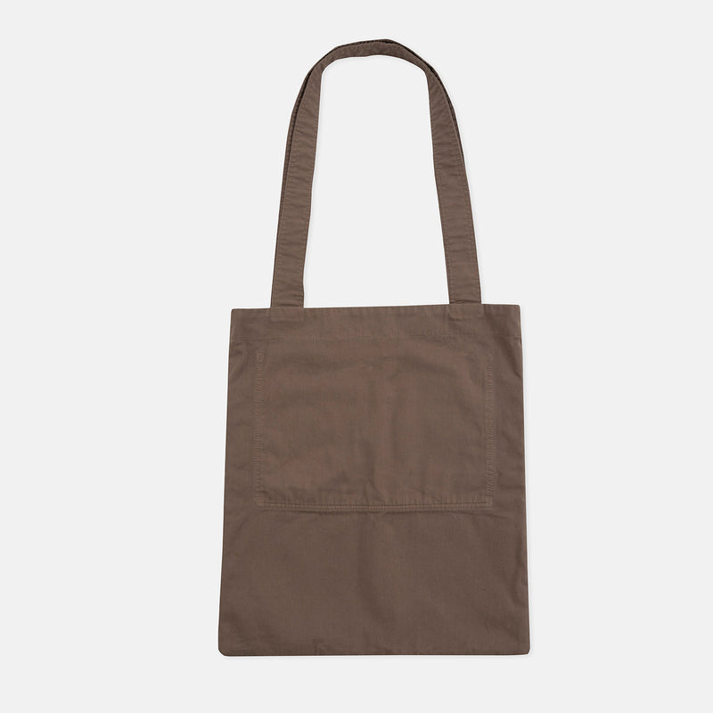 Solid Basic Tote Bag ll Brown